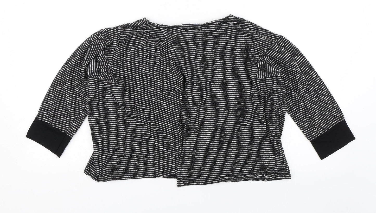 Womens UK Size M Missguided Black Basic Blouse