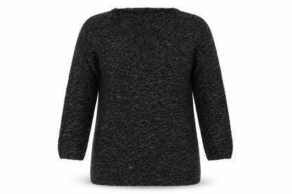 Bonmarché Womens Black Pullover Jumper Size L