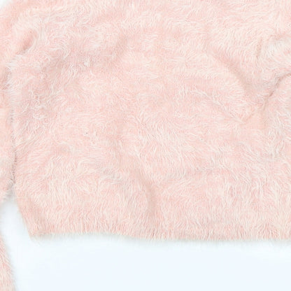 Yumi Girls Pink   Pullover Jumper Size 13-14 Years