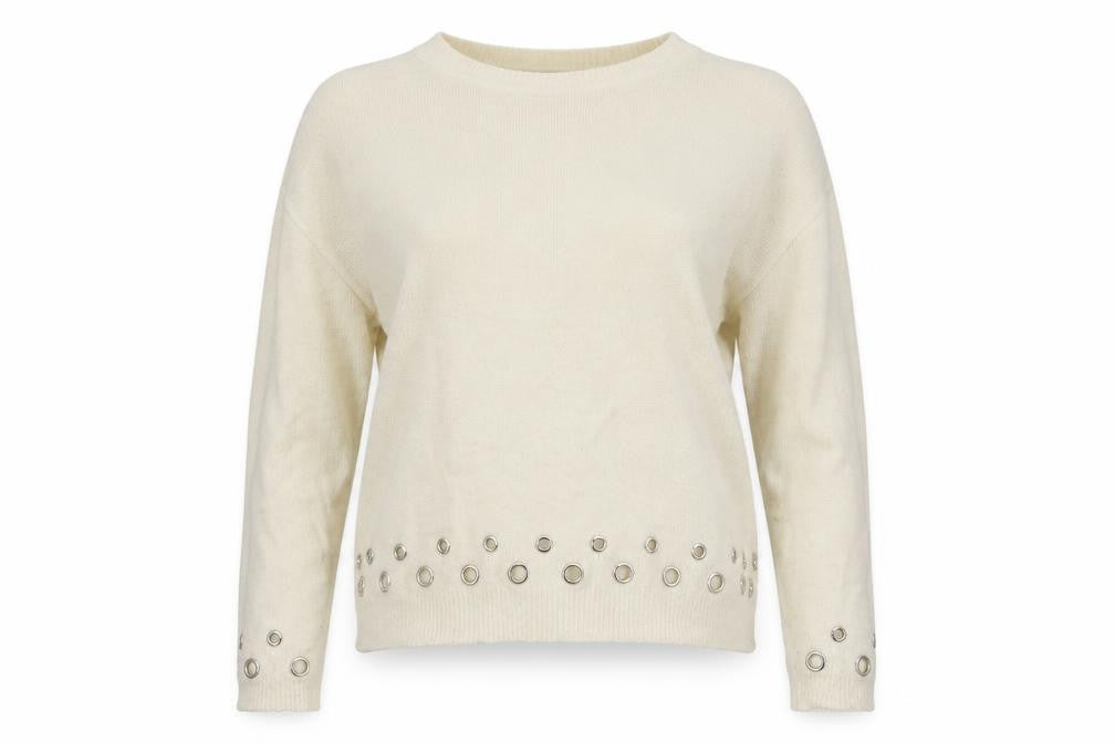 Womens UK Size 10 Miss Selfridge White Pullover Jumper