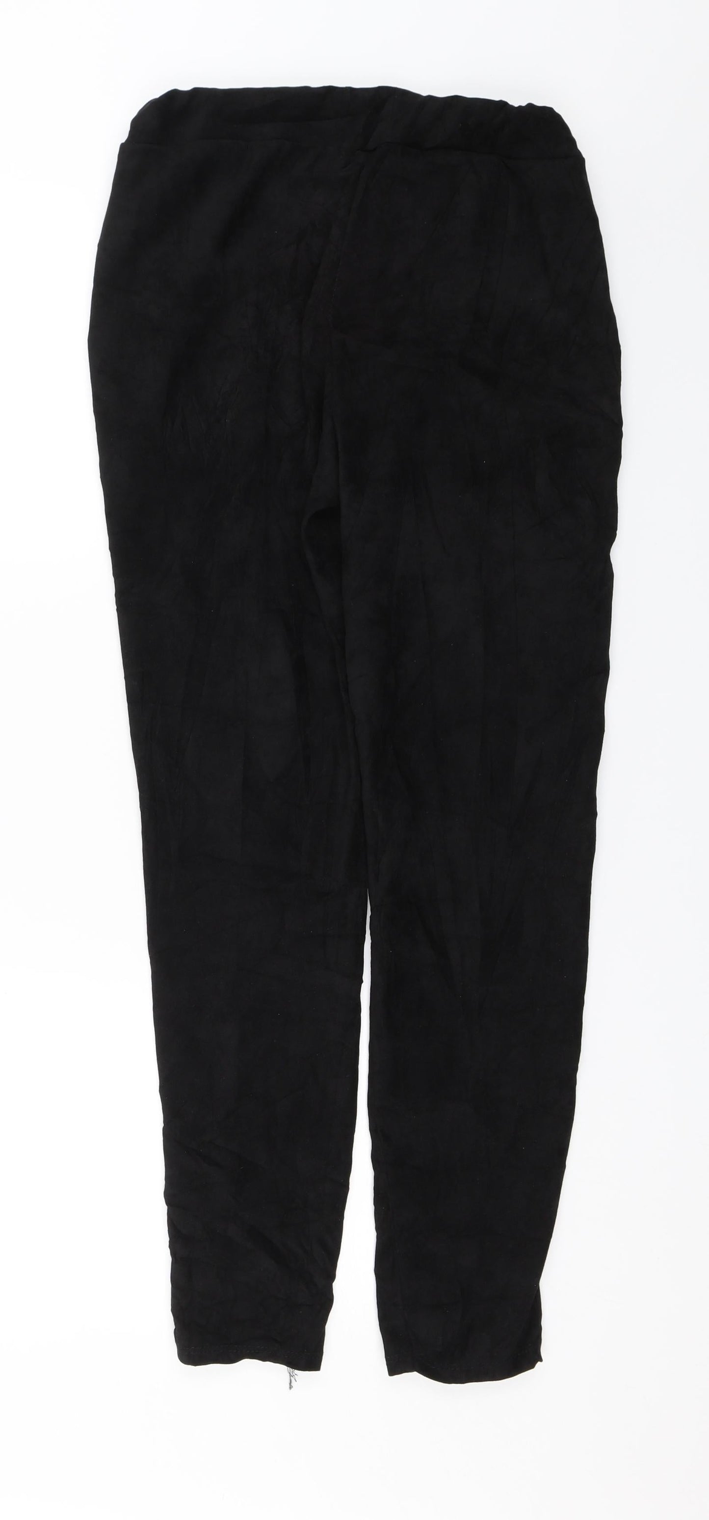 Womens UK Size 28 in Preworn Regular Fit  Black Trousers