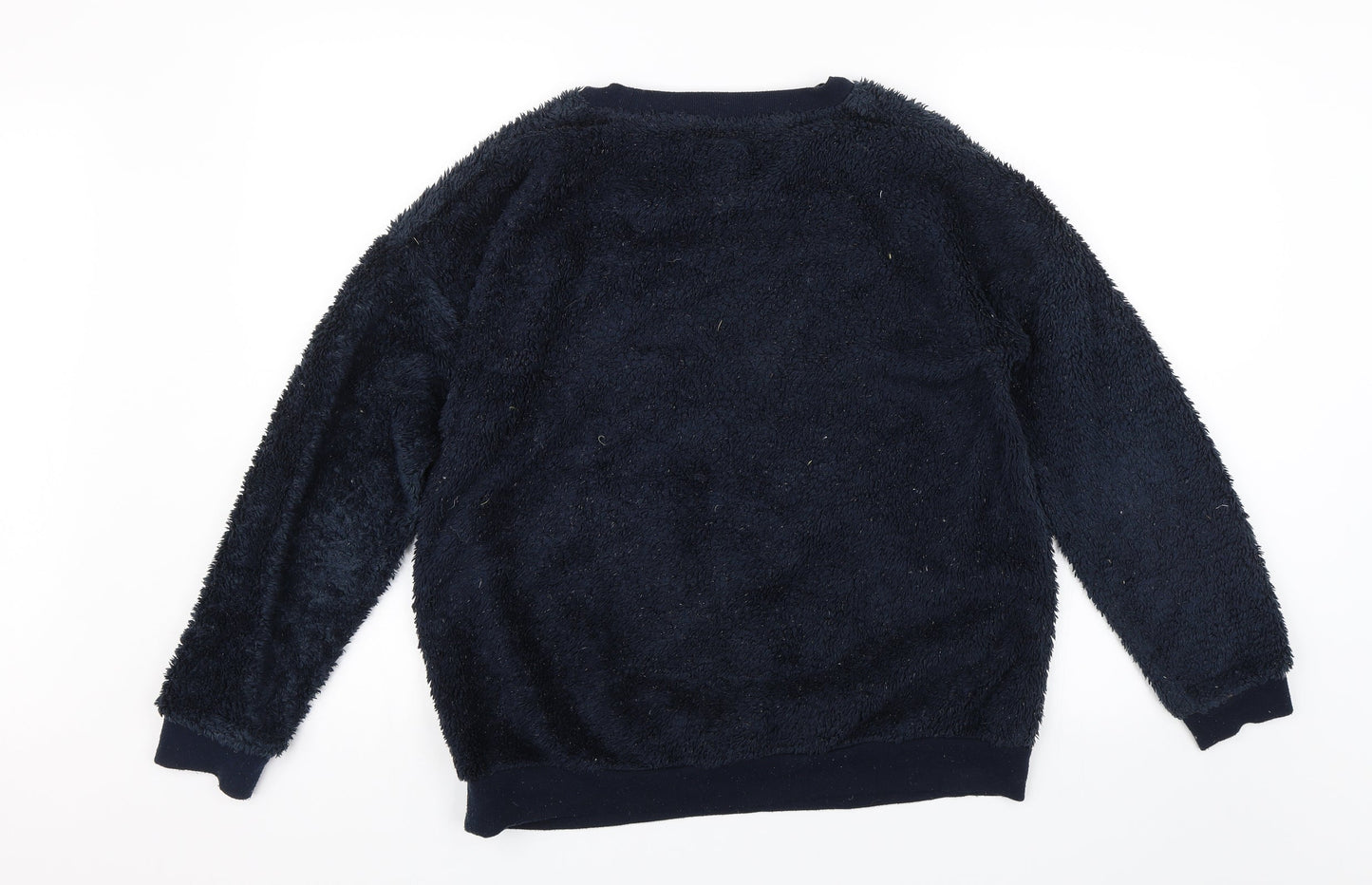 Womens UK Size S Love to Lounge Blue Pullover Jumper