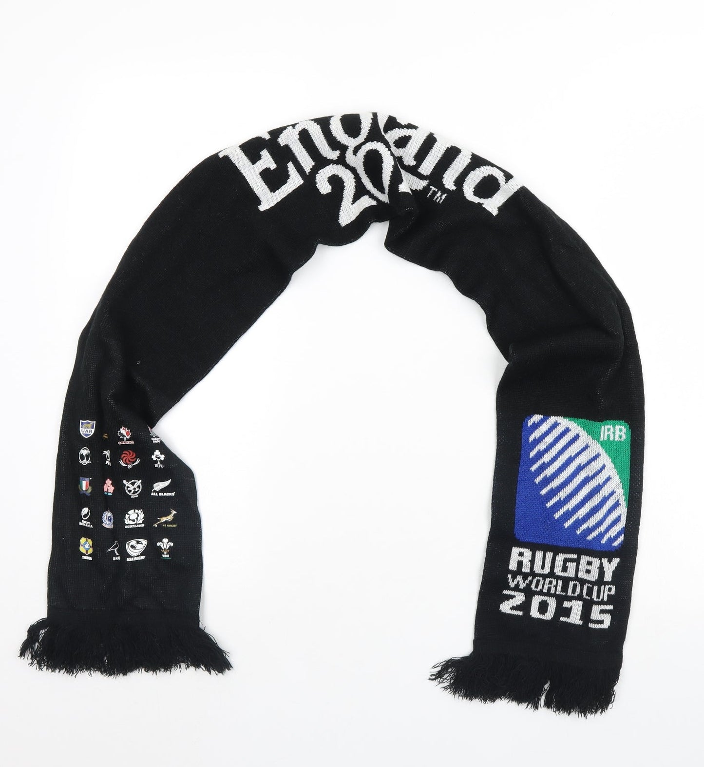 Rugby World Cup 2015 Mens Black    Scarf One Size