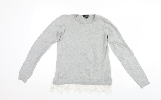 Dorothy Perkins Womens Grey   Tunic Jumper Size 8