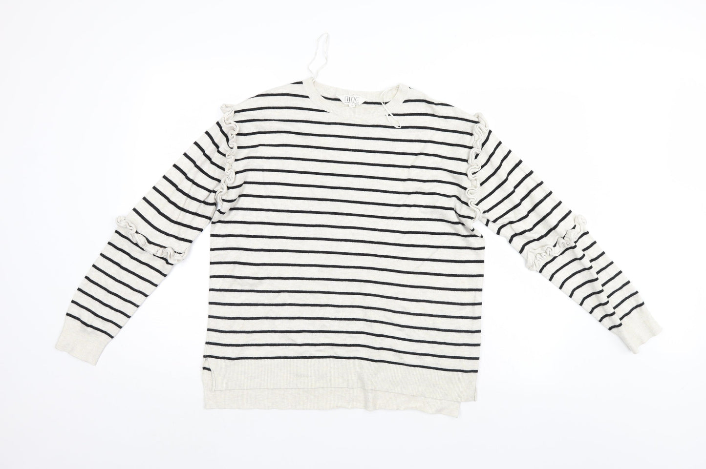 Womens UK Size 14 Nine White Pullover Jumper