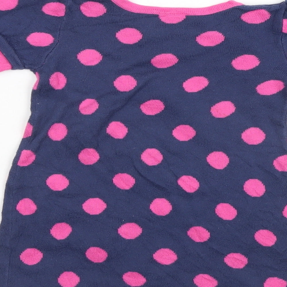 George Girls Multicoloured Polka Dot  Jumper Dress  Size 6-9 Months