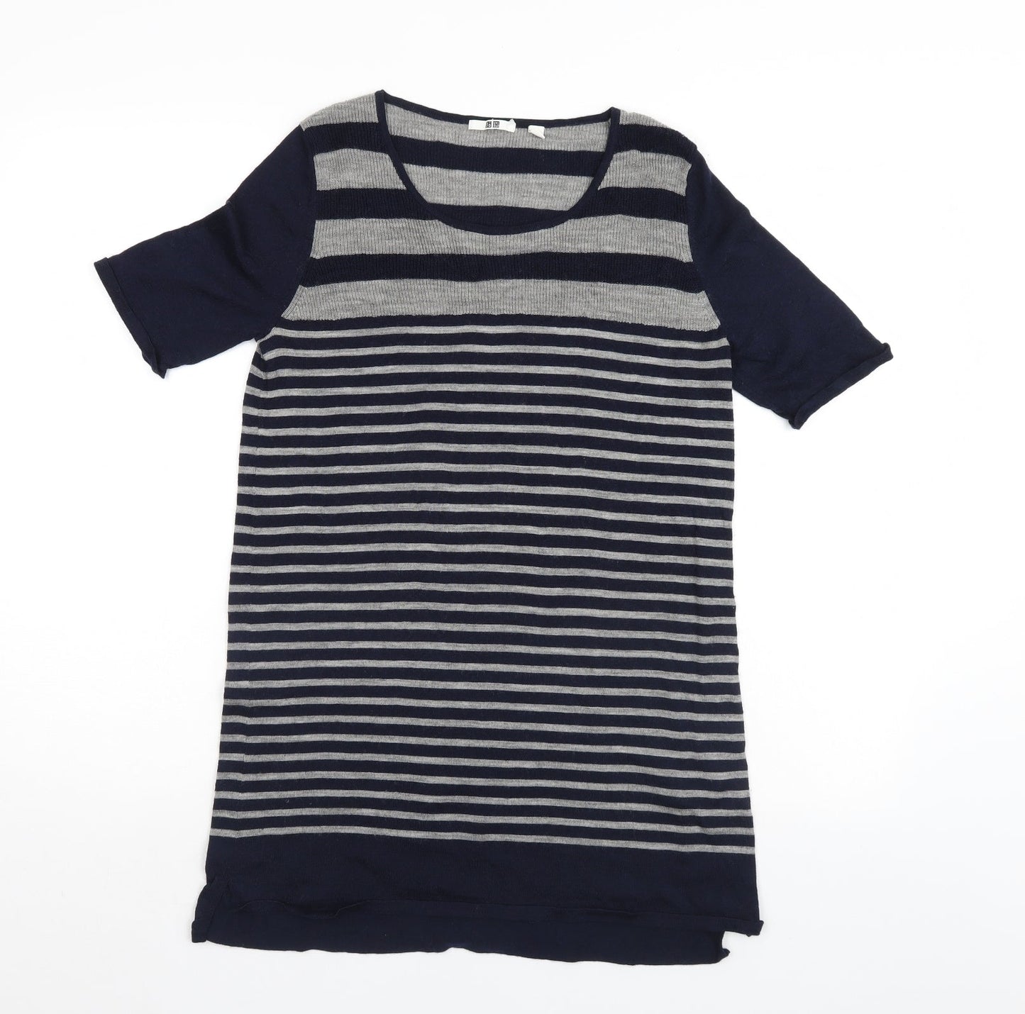 UNIQLD Womens Blue Striped  Jumper Dress  Size S