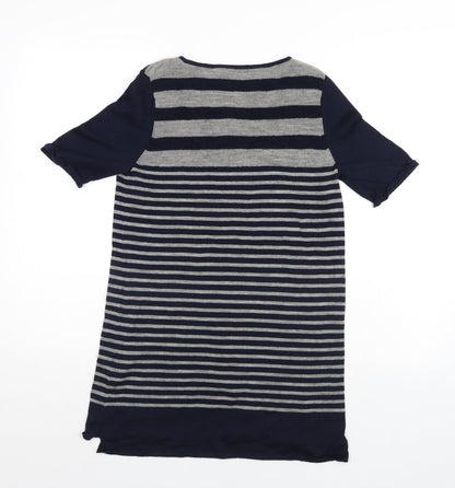 UNIQLD Womens Blue Striped  Jumper Dress  Size S