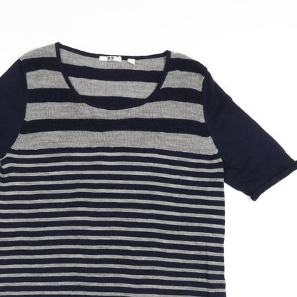 UNIQLD Womens Blue Striped  Jumper Dress  Size S