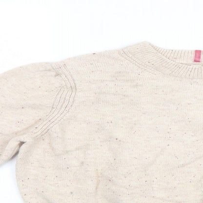 Womens UK Size 12 M&S Ivory Pullover Jumper