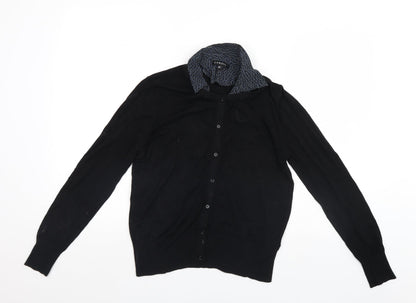 Womens UK Size 12 Caroll Black Cardigan Jumper