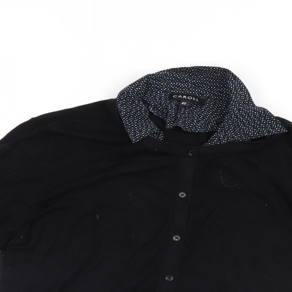 Womens UK Size 12 Caroll Black Cardigan Jumper