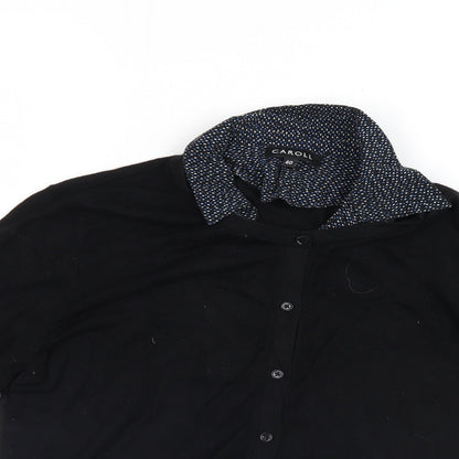 Womens UK Size 12 Caroll Black Cardigan Jumper