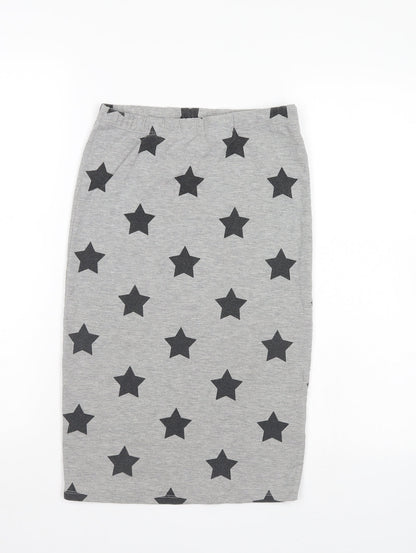 candy culture Girls Grey Polka Dot  Straight & Pencil Skirt Size 12-13 Years