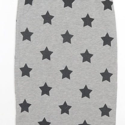 candy culture Girls Grey Polka Dot  Straight & Pencil Skirt Size 12-13 Years