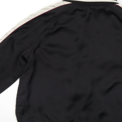 Divided Womens Black Animal Print  Jacket  Size 4