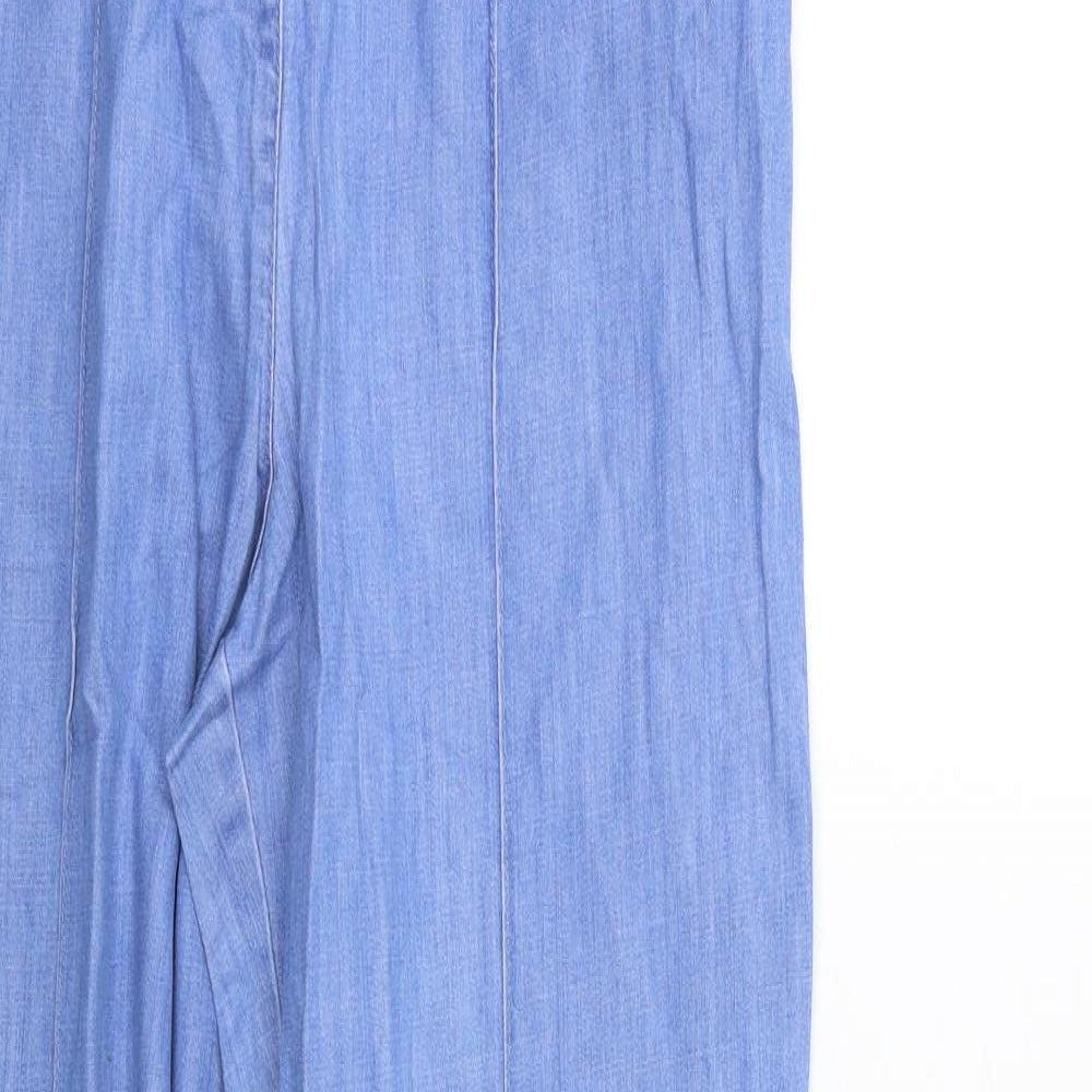 M&S Womens Blue   Mom Jeans Size 12 L26 in