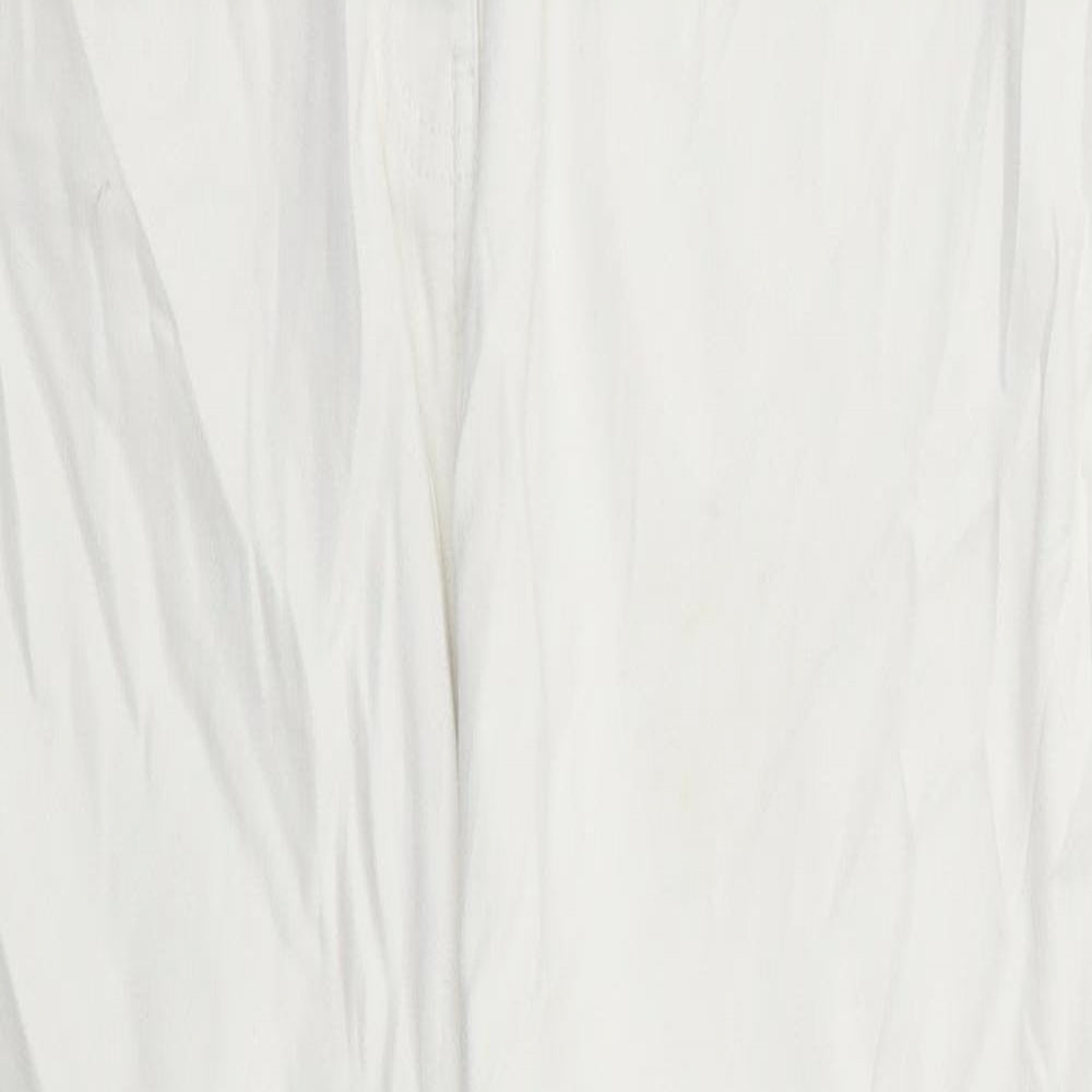 Denim & Co. Womens White   Straight Jeans Size 14 L27 in