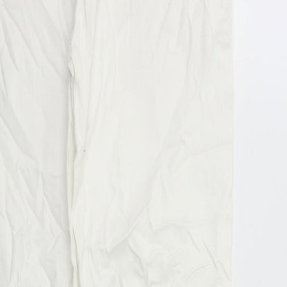 Denim & Co. Womens White   Straight Jeans Size 14 L27 in