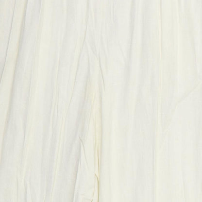 New Look Womens White   Flared Jeans Size 8 L24 in