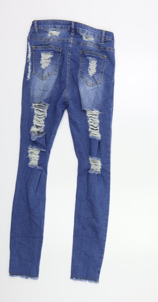 SheIn Womens Blue   Skinny Jeans Size S L28 in