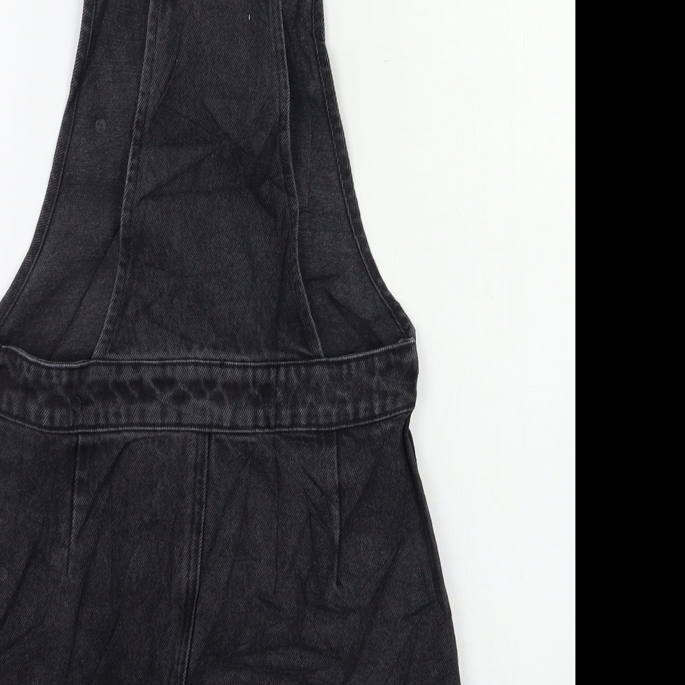 Miss Selfridge Womens Black   Pinafore/Dungaree Dress  Size XS