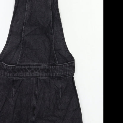 Miss Selfridge Womens Black   Pinafore/Dungaree Dress  Size XS