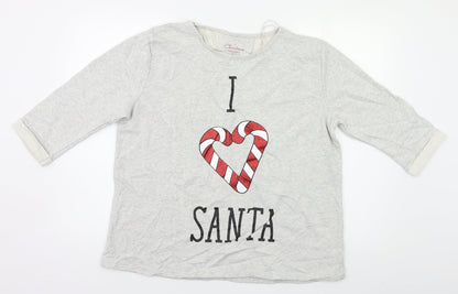A Christmas To Remember Womens Grey   Pullover Sweatshirt Size L  - Xmas
