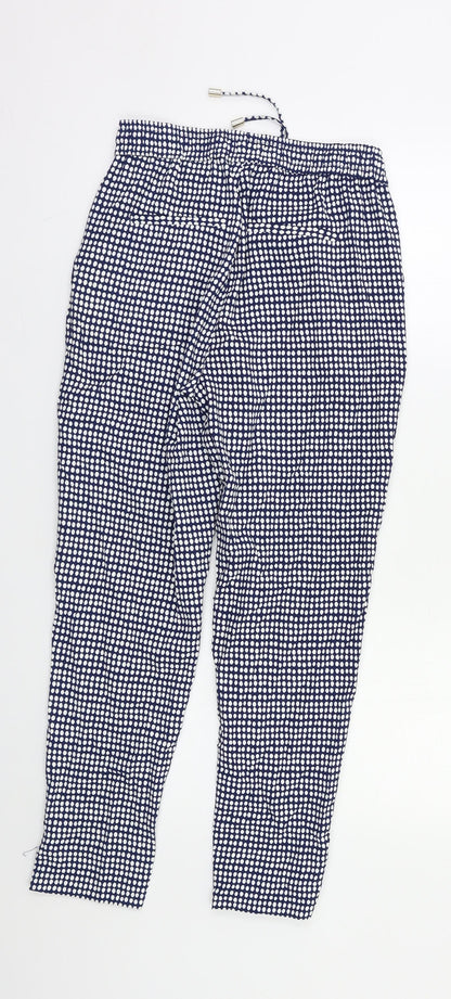H&M Womens Grey Polka Dot  Trousers  Size S L24 in
