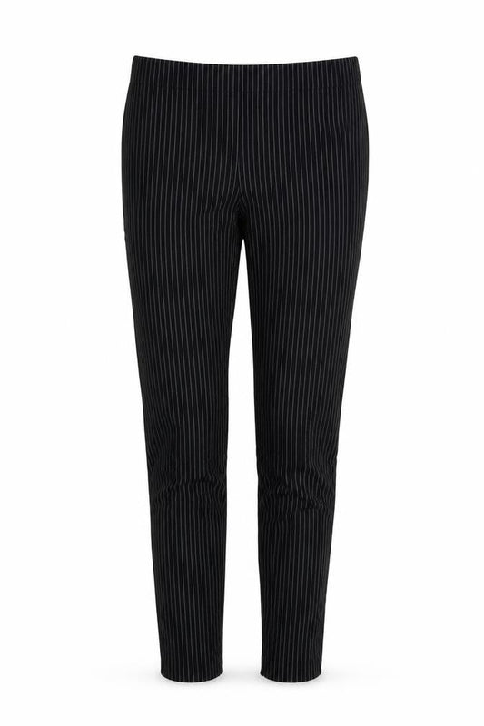 Womens UK Size 8 MNG Regular Fit Dress Pants Black Trousers