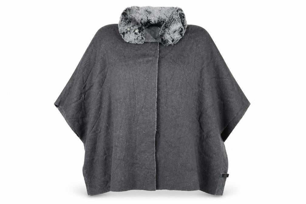Womens UK Size L M&S Grey Overcoat