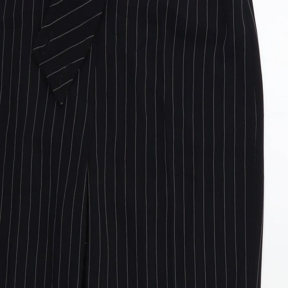 Womens UK Size 10 Wallis Regular Fit  Black Trousers