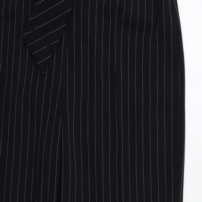 Womens UK Size 10 Wallis Regular Fit  Black Trousers