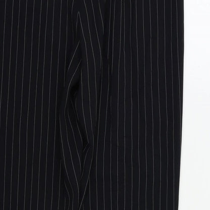 Womens UK Size 10 Wallis Regular Fit  Black Trousers