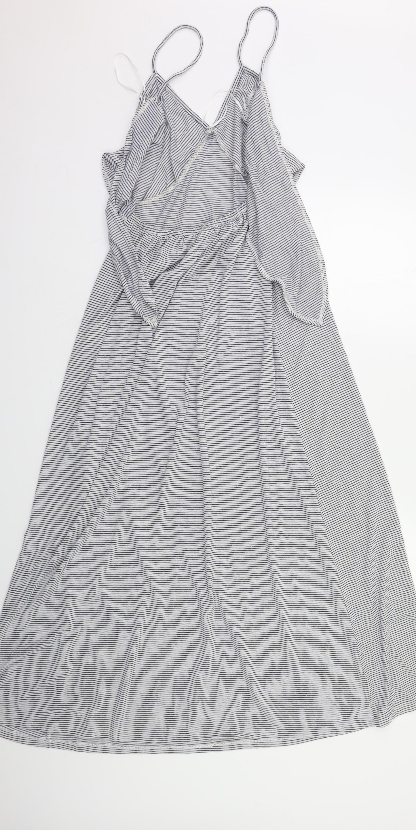 NEXT Womens Blue Striped  Maxi  Size 8