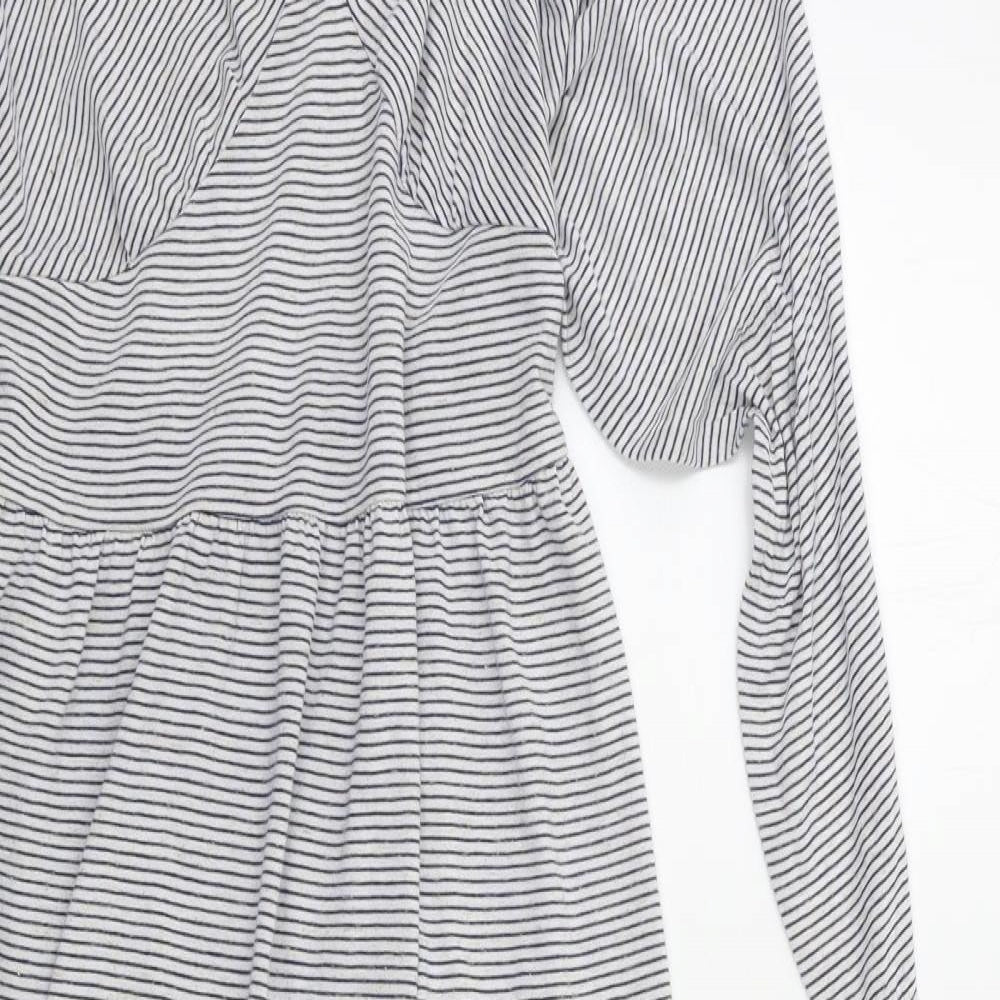 NEXT Womens Blue Striped  Maxi  Size 8