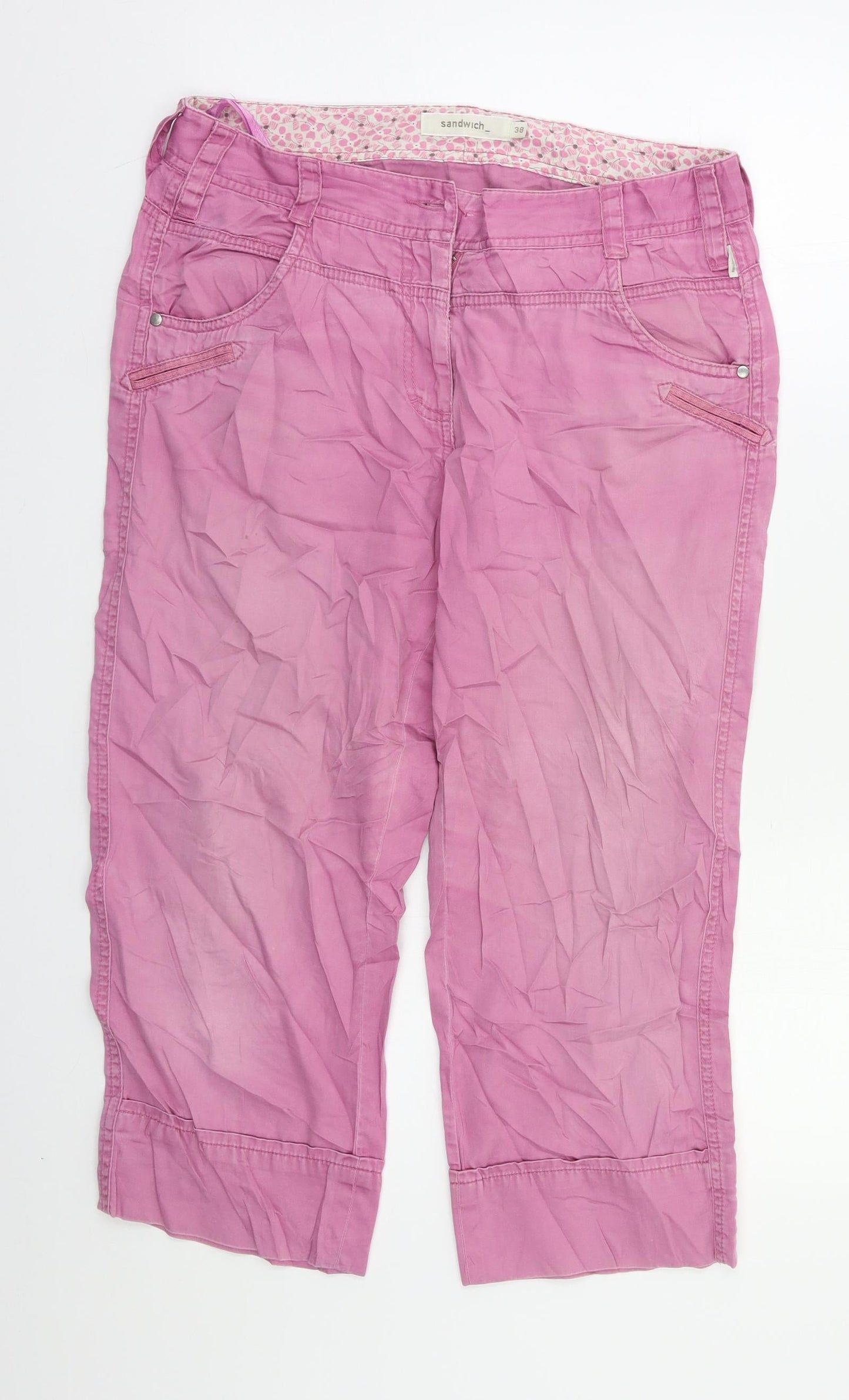 Sandwich Womens Pink   Trousers  Size 10 L20 in