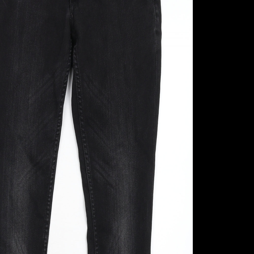 NEON Womens Black  Denim Skinny Jeans Size 10 L31 in