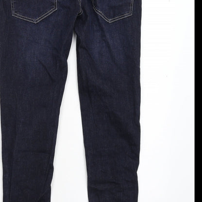 Nuon Womens Blue  Denim Capri Jeans Size 12 L26 in