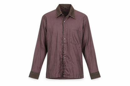 Mens UK Size L Lamy Purple  Button-Up Long Sleeve Casual Shirt