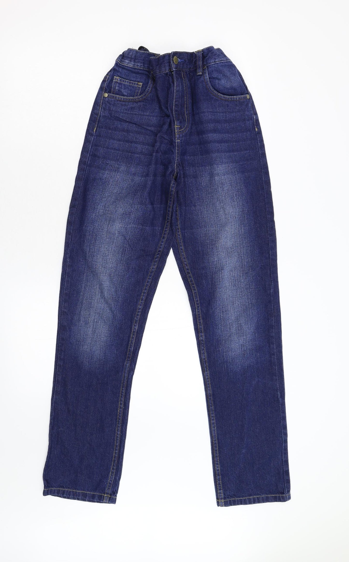 Bloozoo Mens Blue  Denim Straight Jeans Size 16 L29 in