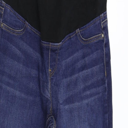 F&F Womens Blue  Denim Skinny Jeans Size 12 L29 in