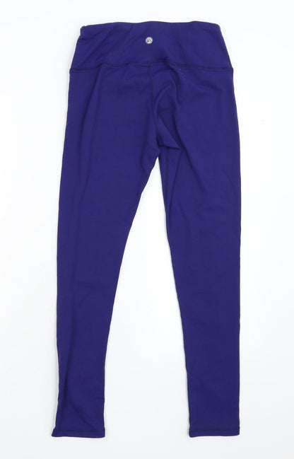 Queenieke Womens Blue   Cropped Leggings Size S L26 in