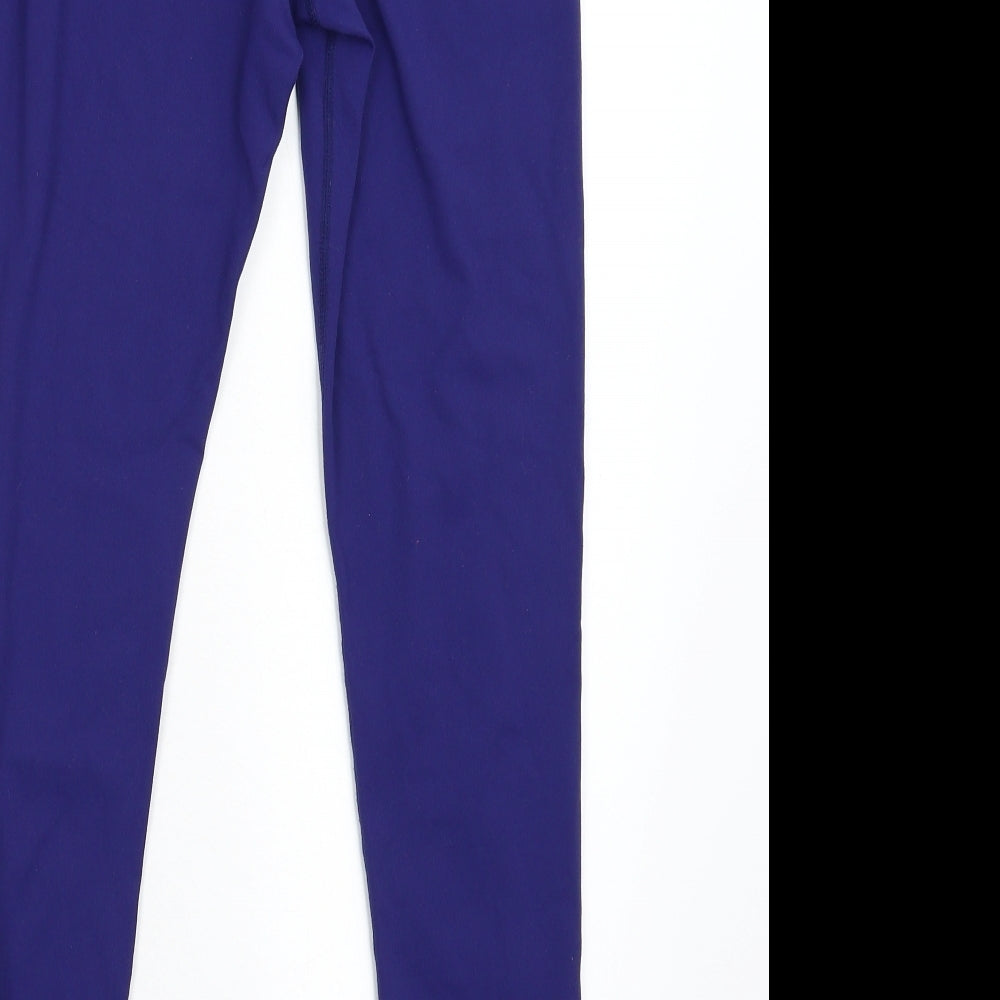 Queenieke Womens Blue   Cropped Leggings Size S L26 in