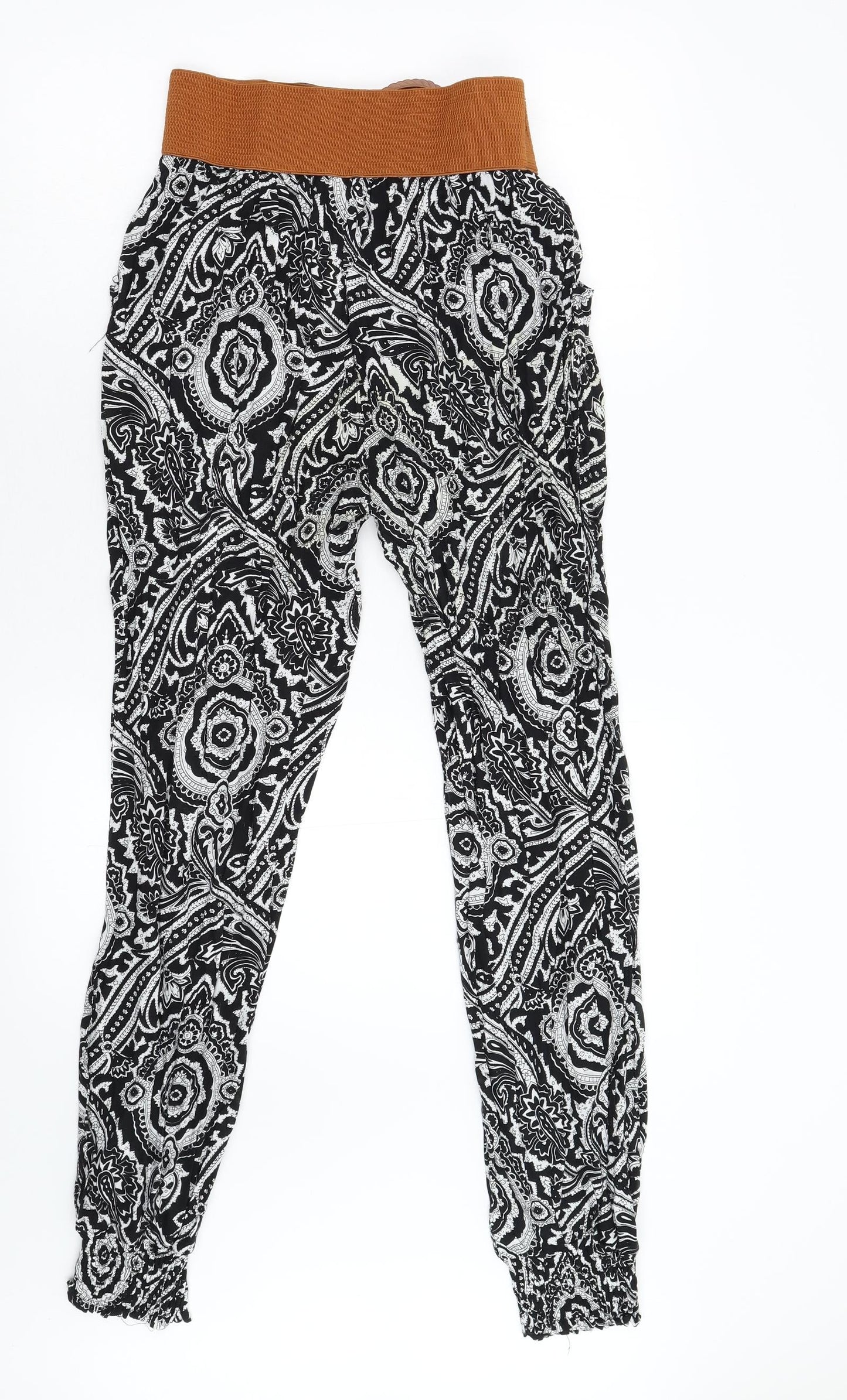Lily & David Womens Multicoloured Geometric  Dress Pants Trousers Size 14 L30 in