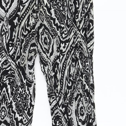 Lily & David Womens Multicoloured Geometric  Dress Pants Trousers Size 14 L30 in