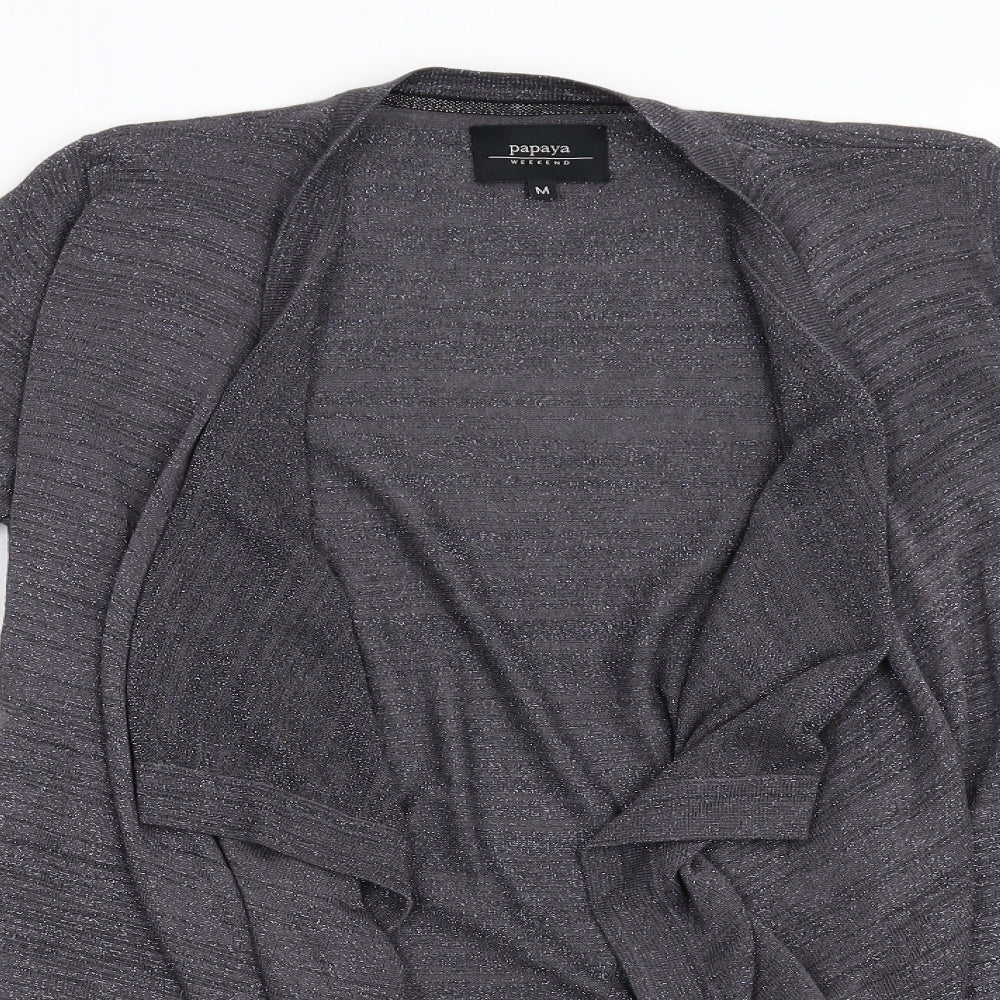 Womens UK Size M Matalan Grey Cardigan Jumper