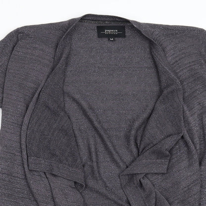 Womens UK Size M Matalan Grey Cardigan Jumper