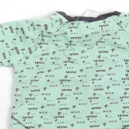 Mini Club Baby Green   Basic T-Shirt Size 0-3 Months