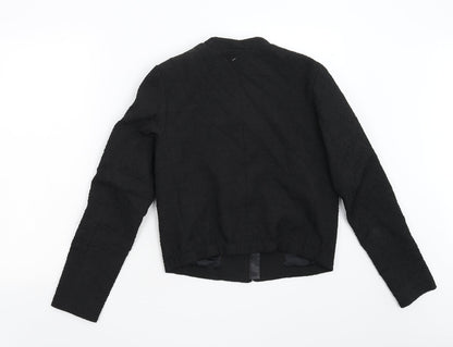 Womens UK Size 8 H&M Black Jacket